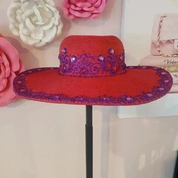 Red Hatters Hat San Diego Hat Co - Picture 1 of 3